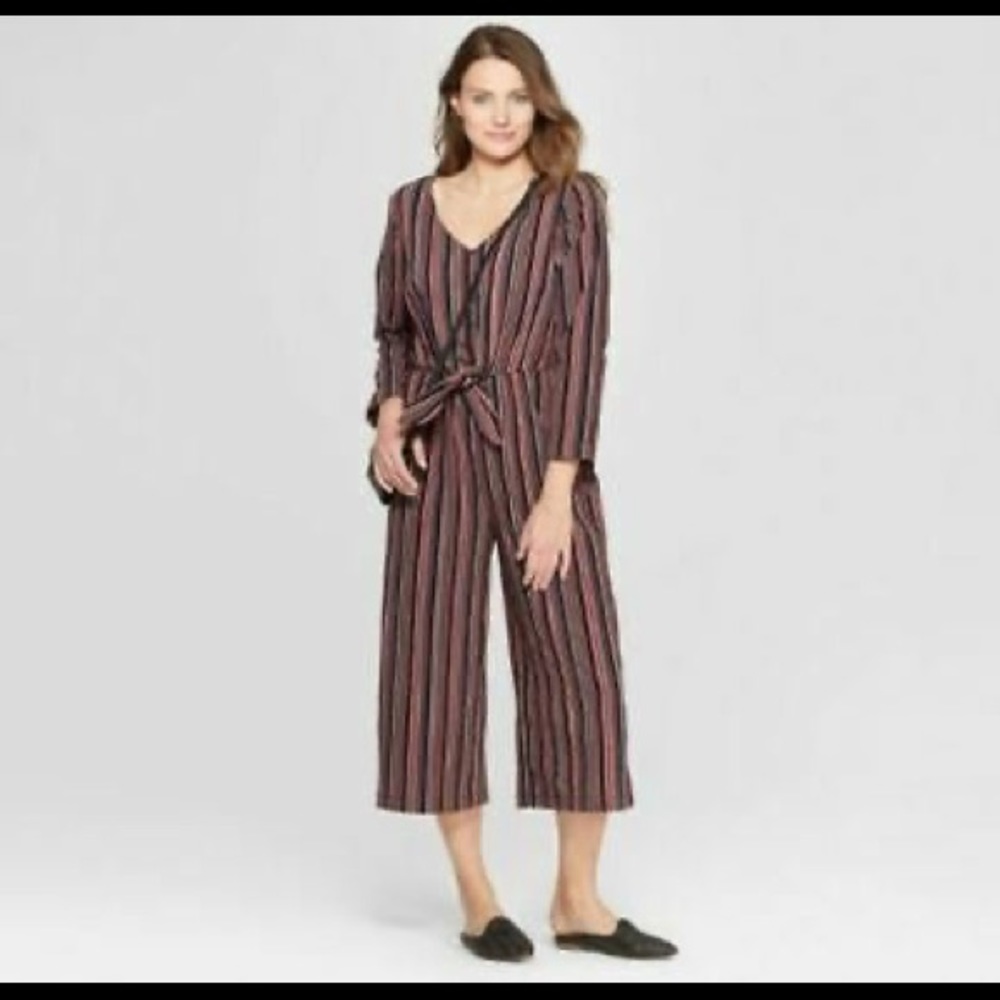 Universal Thread Striped Jumpsuit size small